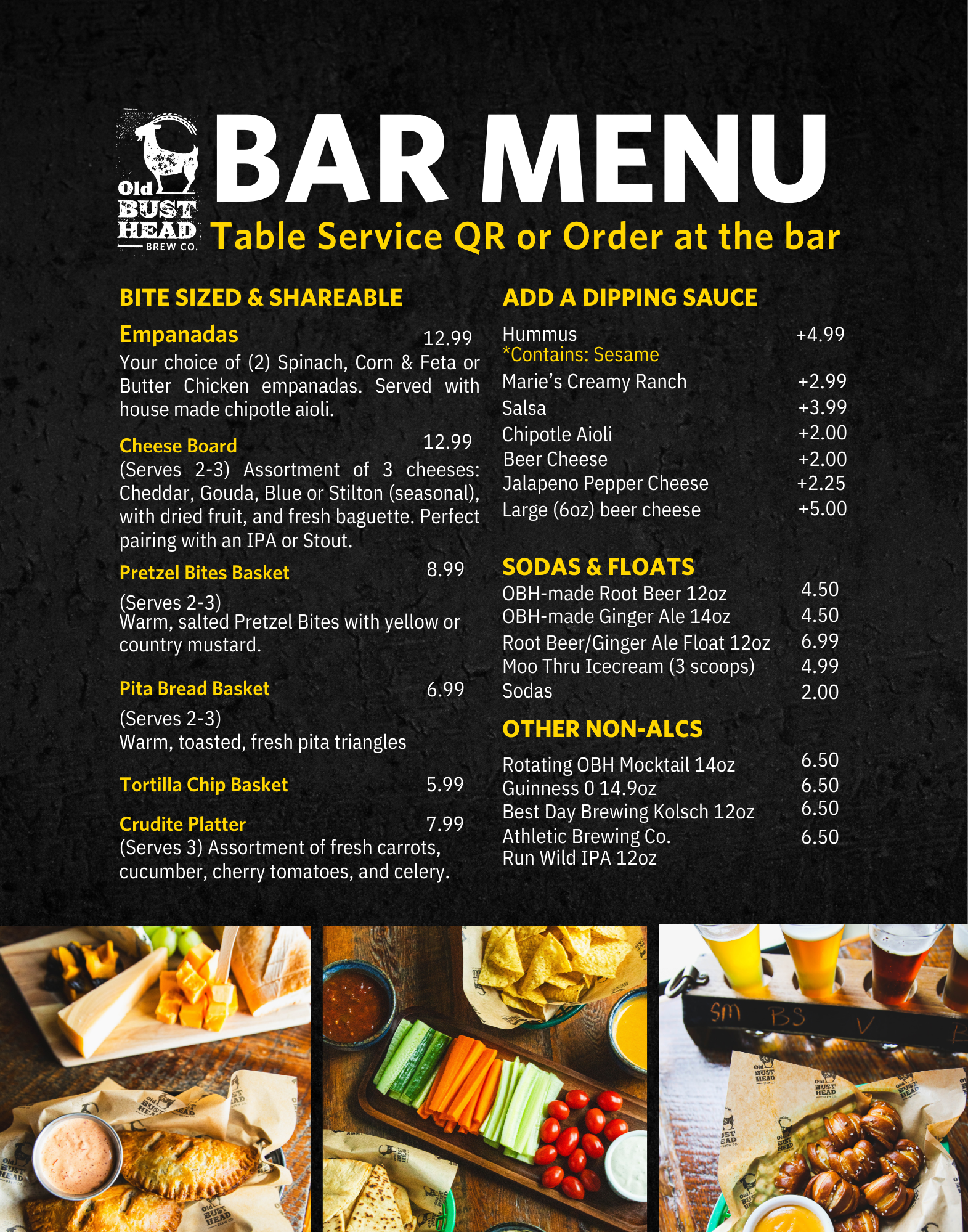 Food to Your Table | Old Bust Head